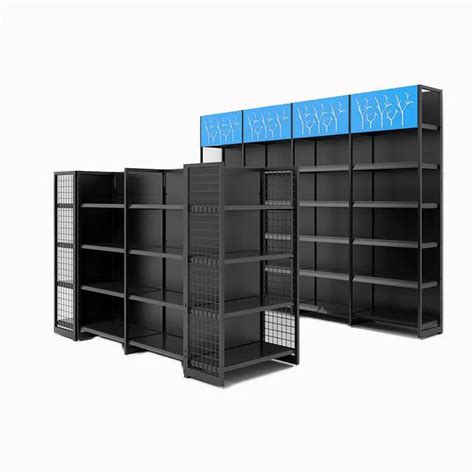 Popular Grocery Store Display Racks Hot Sale Supermarket Gondola