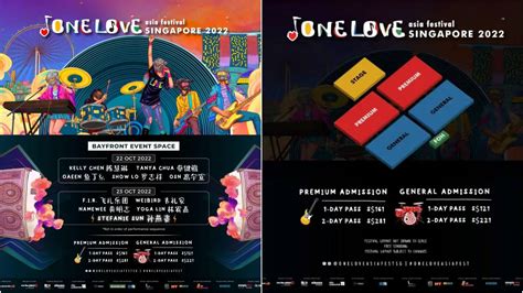 2022 新加坡 One Love Asia Festival 亞洲音樂節 眾多藝人陪大家嗨翻天 Foodiesg