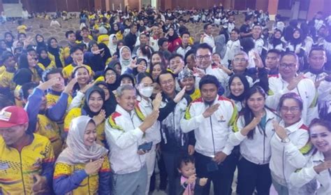 Pj Bupati Bekasi Lepas Atlet Popda XIII Dan Fornas VII Jabar 2023