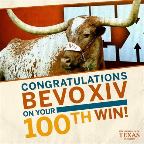 100 Facts About Bevo For Bevo Xivs 100th Win Bevo The University Of