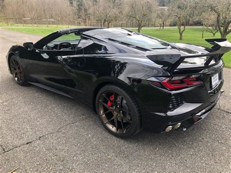 Chevrolet Corvette C Stingray Black Forgeline Vx Wheel Front