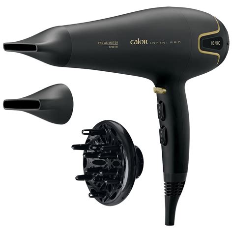 CALOR Sèche cheveux Infinipro AC CV8721C2 Moteur professionnel AC