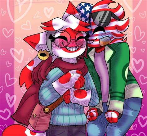 Female Japan X America Countryhumans