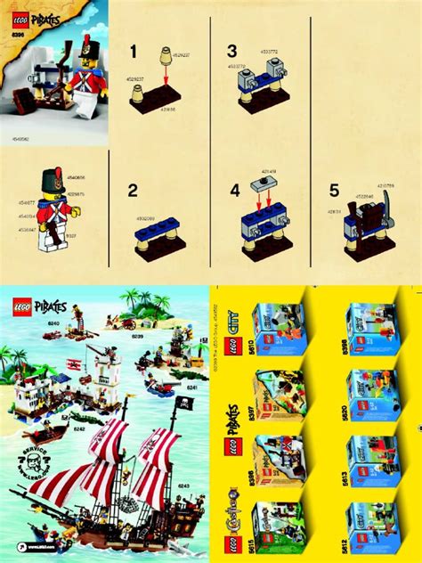 Lego Pirates Instructions 2009-2010 | Toy Companies Of Denmark