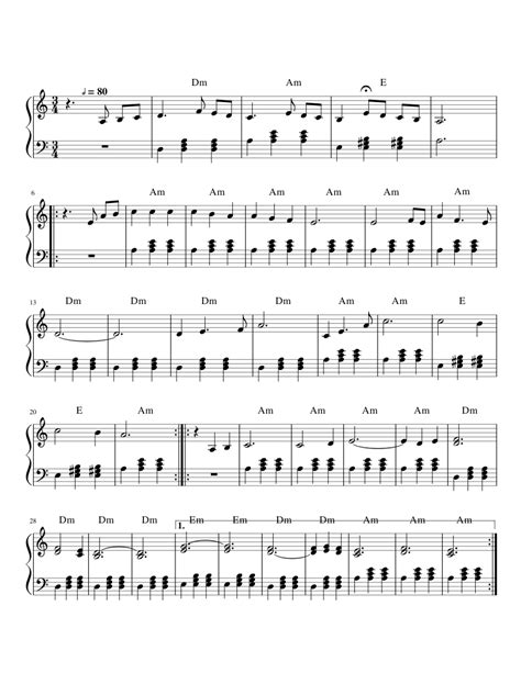 Helena My Chemical Romance Sheet Music For Piano Solo