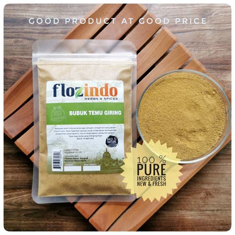 Jual Flozindo Temu Giring Bubuk Pure Galangal Powder Gr Shopee