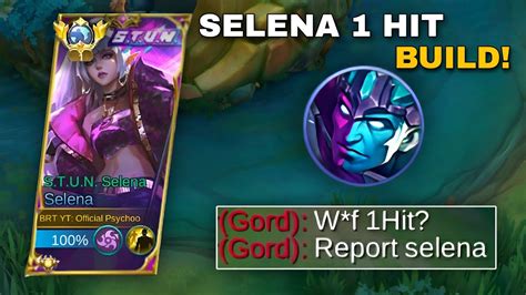 SELENA 1 HIT BUILD TOP GLOBAL SELENA Vs TOP GLOBAL GORD MUST WATCH