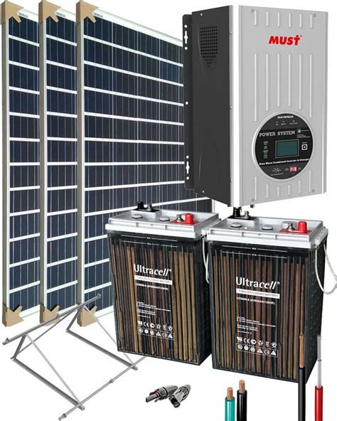 Kit Solar Completo 1500W 12V 3000Whdia Al Mejor Precio