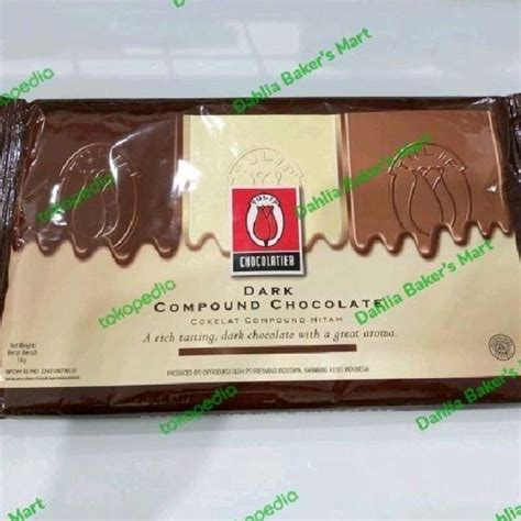 Promo Tulip Coklat Batang Dark Chocolate Compound Kg Diskon Di