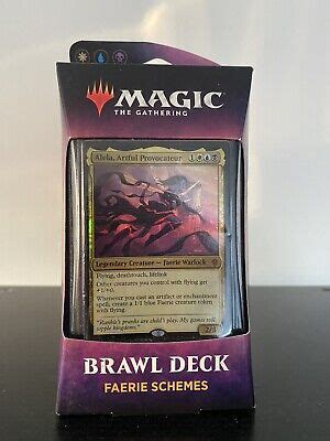 Magic The Gathering Faerie Schemes Brawl Deck Ebay