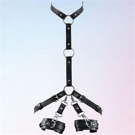 Sm Sexy Garter Belt Leather Lingerie Leg Harness Thigh Garter Bdsm