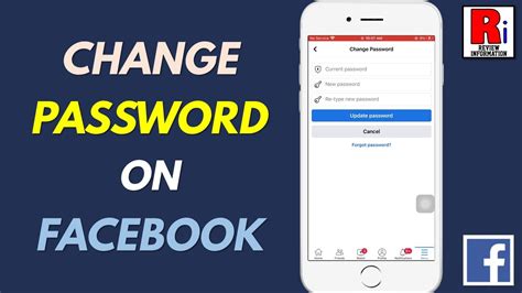 How To Change Account Password On Facebook Youtube