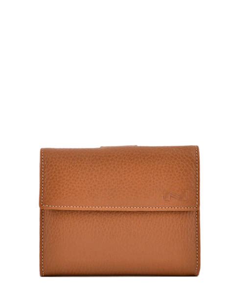 Portefeuille Nathan Baume TRIFOLD WALLET Cognac Livraison Gratuite