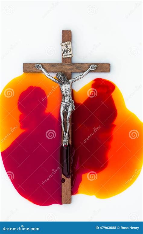 Salvation Colors Cross Stock Photo Image Of Christian 47963088