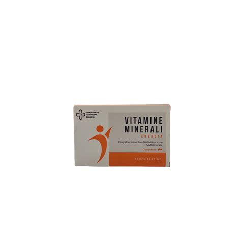 Vitamine E Minerali Integratore Vitaminico Compresse Tuttofarma