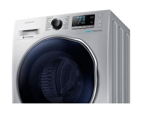 Samsung Front Loading Washer And Dryer 85 Kg Wd85j6410as Silver