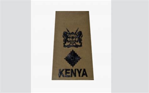 10 Ranks Of The Kenya Defense Force Kdf Makao Bora