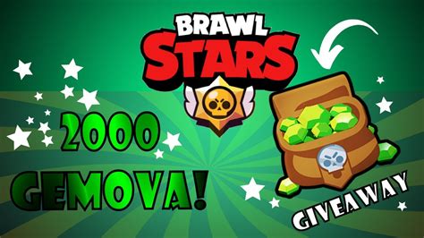 Veliki Giveaway Gemova U Brawl Stars U Youtube