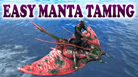 ARK EASY MANTA TAMING How To Tame A Manta With A Trap In Ark