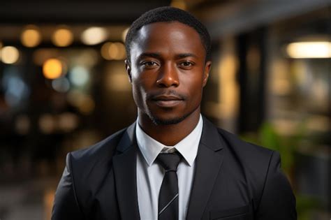 Premium Ai Image Young Handsome African American Man Portrait Ai