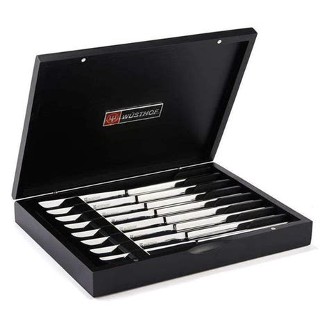 Wusthof 8 Piece Stainless Steak Knife Set Discover Gourmet