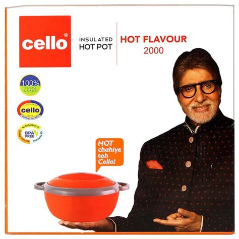 Cello Hot Flavour Orange Plastic Insulated Hotpot Ml JioMart