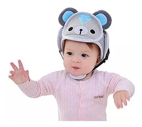 Casco De Seguridad Para Bebés Y Niños Ajustable Suave Par Meses