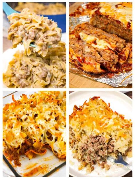 Easy Ground Beef Recipes With Few Ingredients This Is Not Diet Food