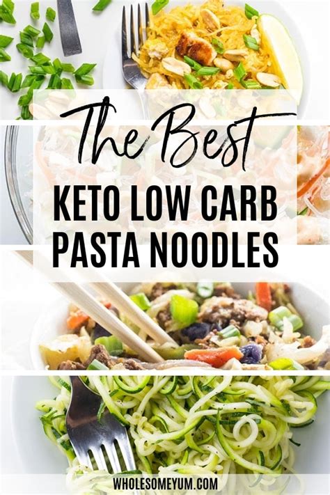 The Best Keto Low Carb Pasta Noodles Alternatives Nutrition Line