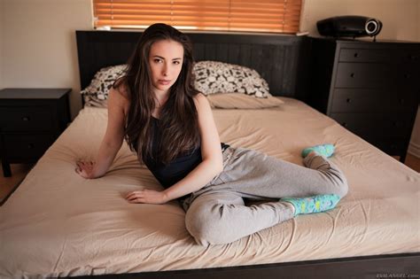 Git Brunette Casey Calvert Sticks A Finger In Her Tight Asshole