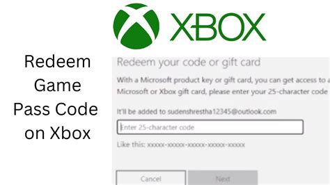 How To Redeem Game Pass Code On Xbox Xbox Game Pass Code Redeem Youtube