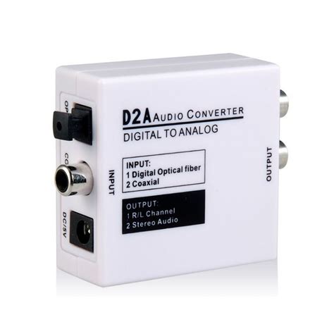 Conversor De Audio Digital Toslink Coaxial A Xrca Anal Gico