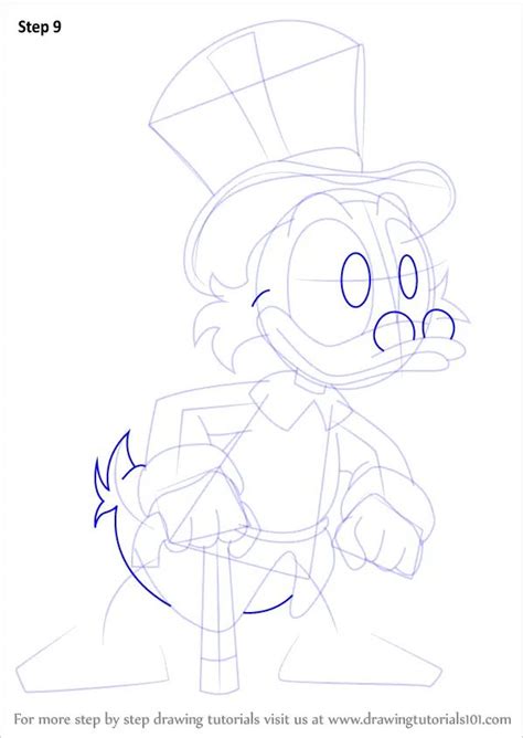 Learn How To Draw Scrooge McDuck From DuckTales DuckTales Step By