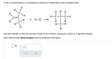 Solved 2 Iodo 2 Methylpropane Is Synthesized By Reacting