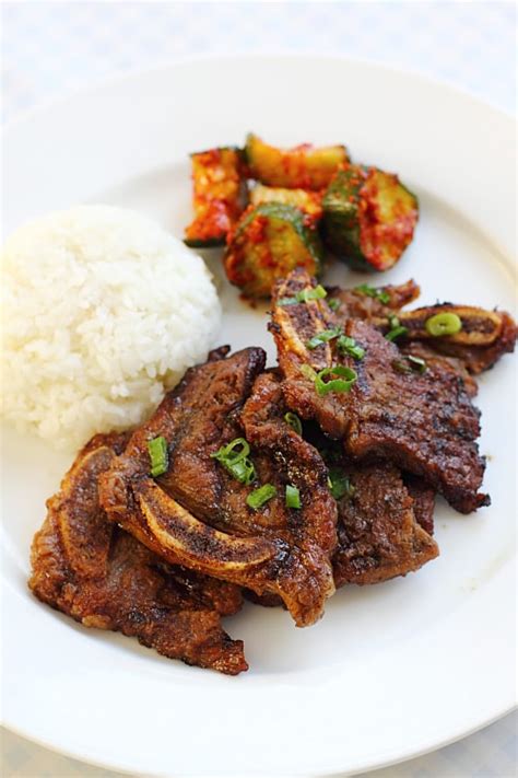 Kalbi (Korean BBQ Beef Short Ribs) | Easy Delicious Recipes