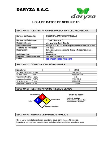 Ficha De Seguridad Ddt Ddt Aluminio Porn Sex Picture