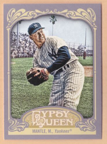 2012 Topps Gypsy Queen Batting 120 Mickey Mantle For Sale Online EBay