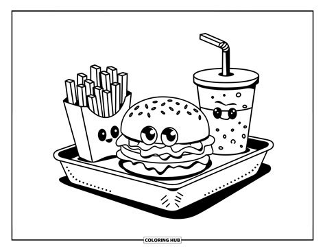Desenho Lary Burger Para Colorir - 5