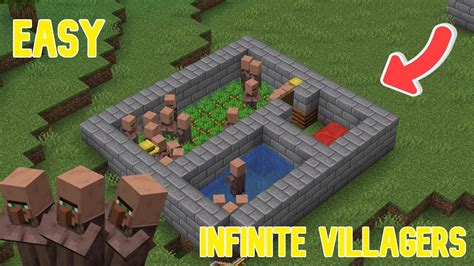 Easy Infinite Villager Breeder For Minecraft 119 Minecraft Villager Spawner Tutorial Youtube