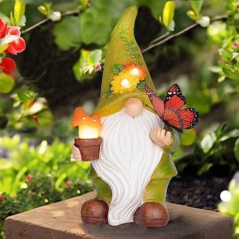 Amazon Foreby Garden Gnomes Outdoor Garden Decor Resin Gnome With