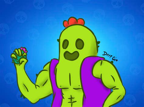 My Spike Fan art : r/Brawlstars