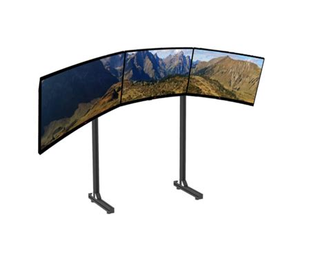 Triple Samsung 32 Odyssey G7 Curved Gaming Monitors With Stand Axsim