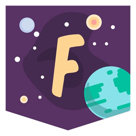 Space Alphabet F Banner Png And Svg Design For T Shirts