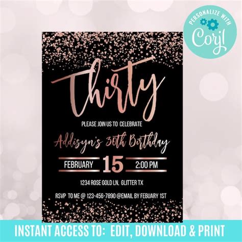 60th Birthday Invitation Templates Photoadking