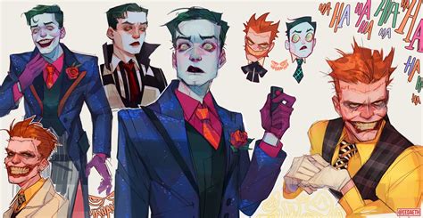 🤡eedaeth🤡 On Twitter Joker Art Gotham Villains Batman Art