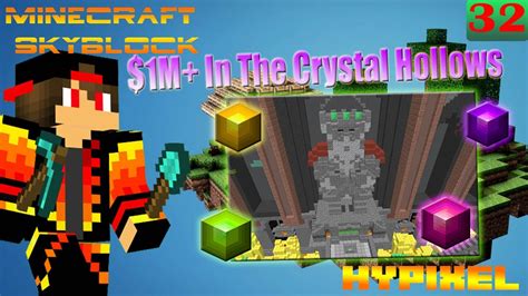 How To Make Millions In The Crystal Hollows 32 Minecraft Hypixel