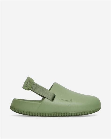 Nike Calm Mules Oil Green For Men Lyst