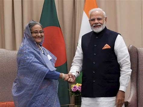 Sheikh Hasina Thanks PM Modi For Evacuating Bangladeshi Nationals From