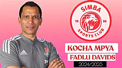 MJUE FADLU DAVIDS KOCHA MPYA SIMBA Anatumia Mfumo Wa 4 2 3 1