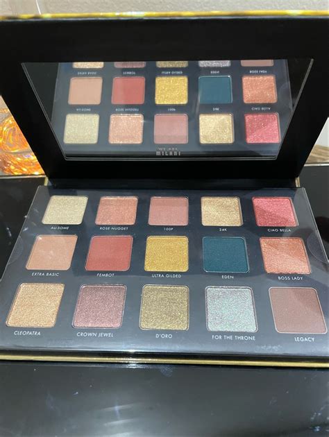 Paleta De Sombras Gilded Gold Milani Importada Maquiagem Feminina